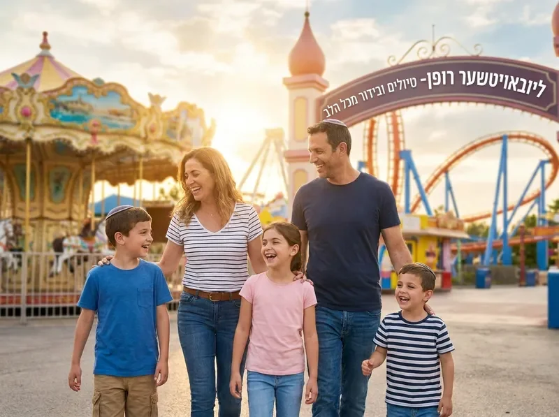 משפחות מאושרות באטרקציה משפחתית